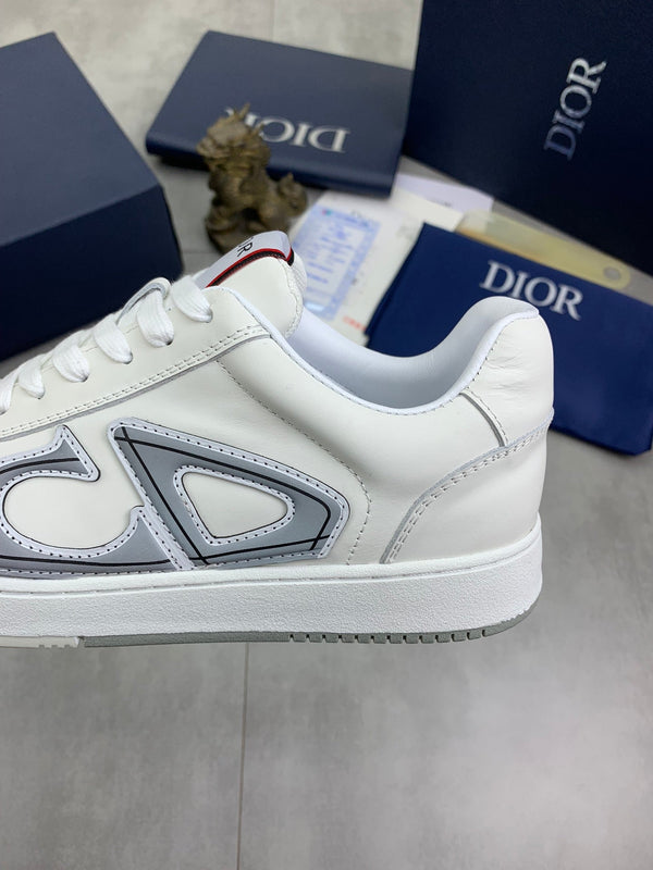 CD HOMME SNEAKERS WHITE CALFSKIN