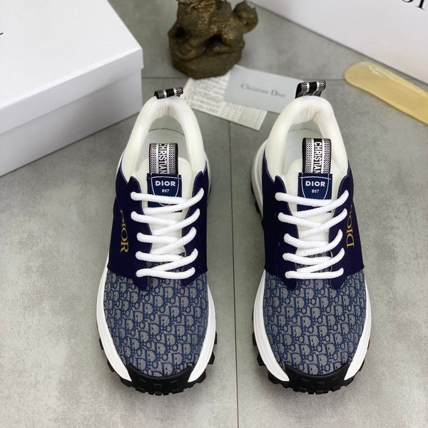 CD B24 SNEAKER NAVY AND GRAY FABRIC