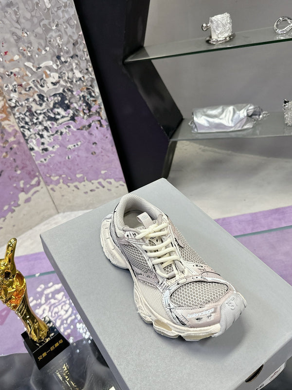 STAPLER SNEAKER IN BEIGE AND GREY POLYURETHANE AND POLYESTER