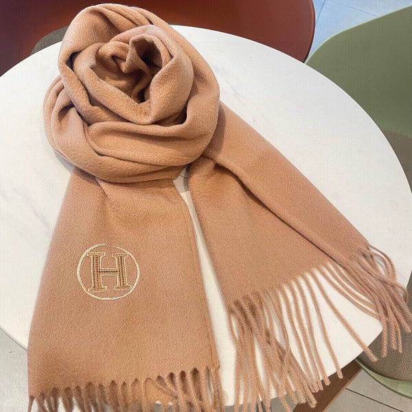 Scarf 180 CM In Pink Beige Cashmere 345957
