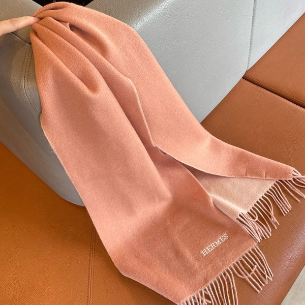 Scarf 180 CM In Pink Mix Light Pink Cashmere