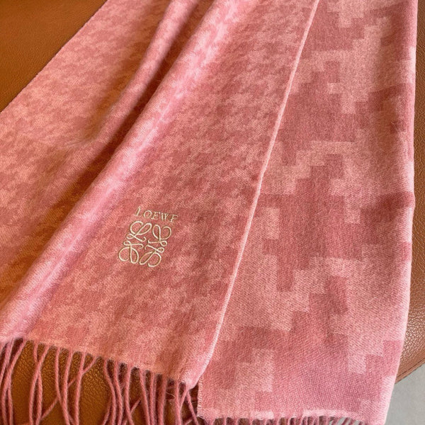 SCIARPA 190 CM IN CASHMERE ROSA CIPRIA 415207