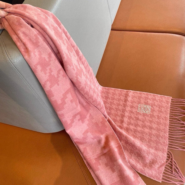 SCIARPA 190 CM IN CASHMERE ROSA CIPRIA 415207