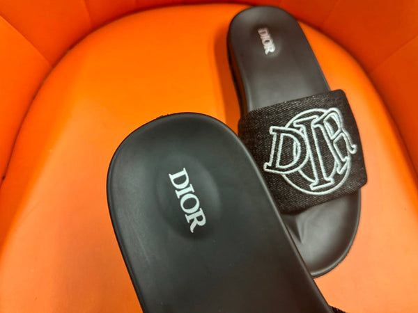 SANDALO SCIVOLANTE CD AQUA DENIM NERO