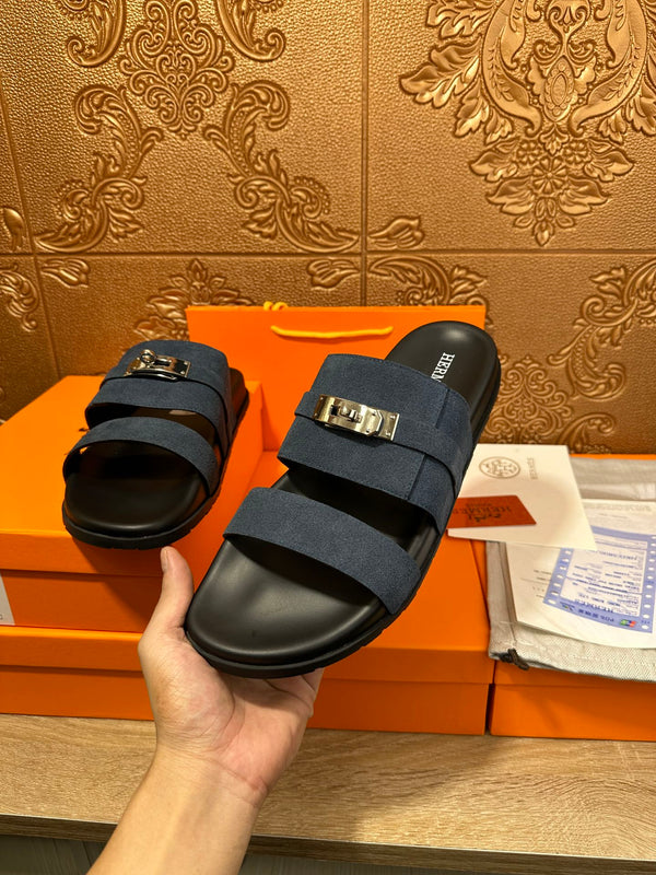 HM JACKSON SANDAL CHARCOAL SUEDE