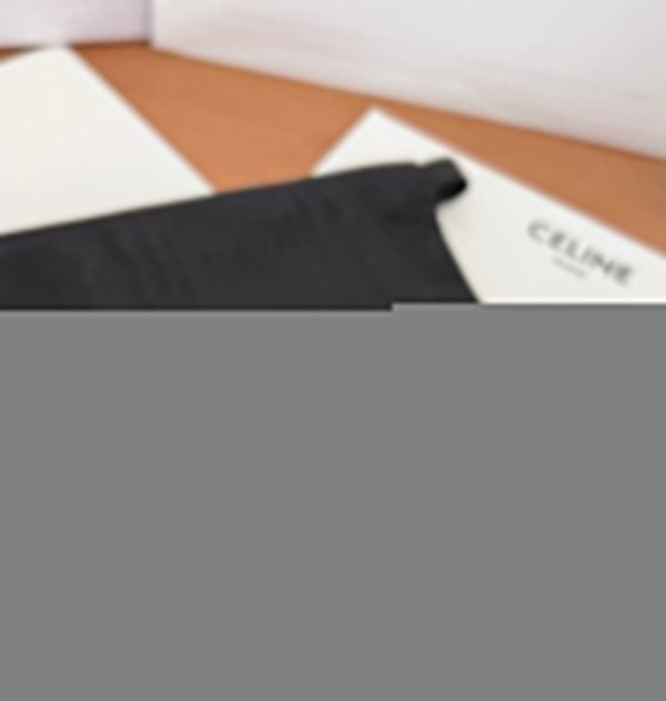 TRIOMPHE Card Holder Black Cowhide&Fabric GHW