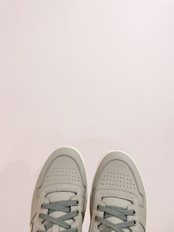 SNEAKERS PRA DOWNTOWN VERNICIATE IN PELLE DI VITELLO ALLORO