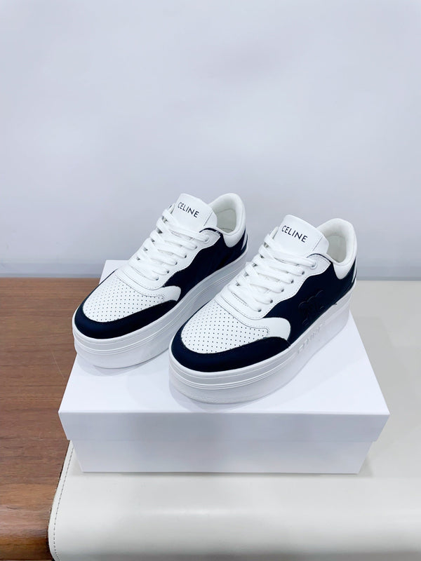 CELINE 25C Block Sneaker Black mix White Calfskin 231998