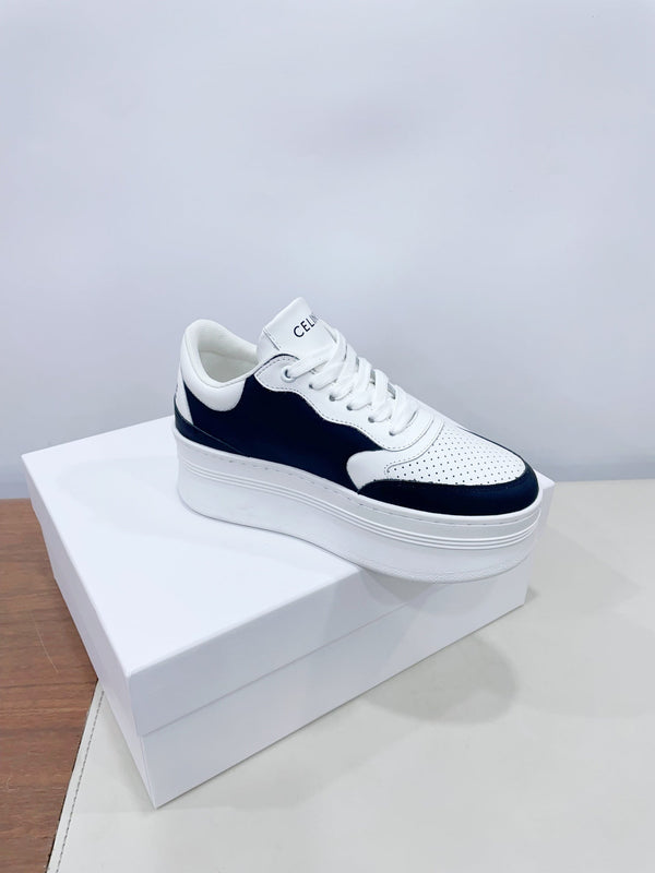 CELINE 25C Block Sneaker Black mix White Calfskin 231998