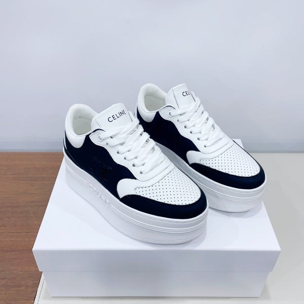 CELINE 25C Block Sneaker Black mix White Calfskin 231998