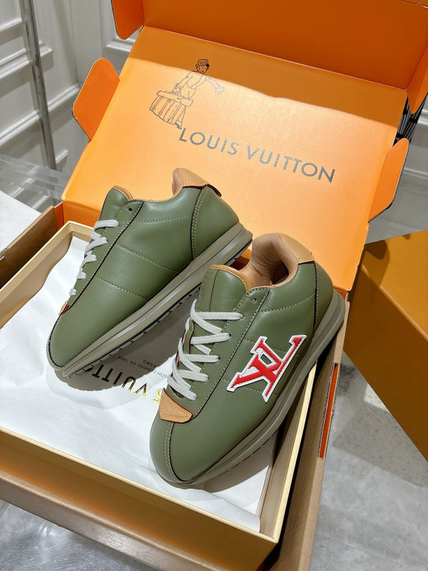 LV BUTTERSOFT Sneaker Olive Green Cowhide 476982