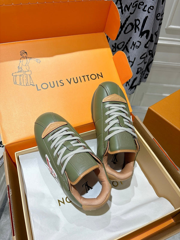 LV BUTTERSOFT Sneaker Olive Green Cowhide 476982