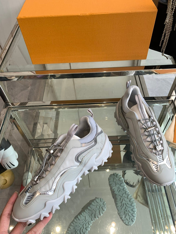 LV Rush Sneaker 40mm Grey Cowhide