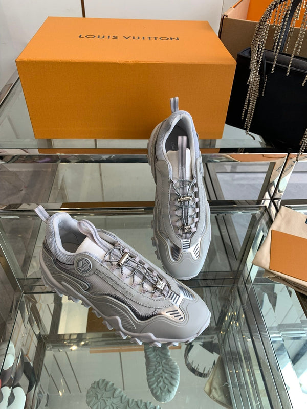 LV Rush Sneaker 40mm Grey Cowhide
