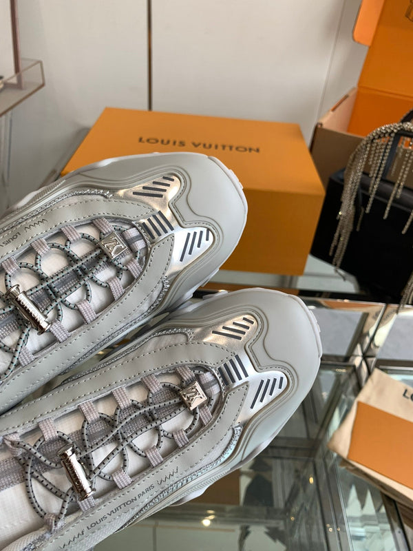 LV Rush Sneaker 40mm Grey Cowhide