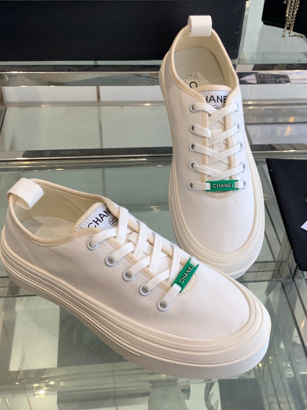 CC Sneaker White Canvas 203263