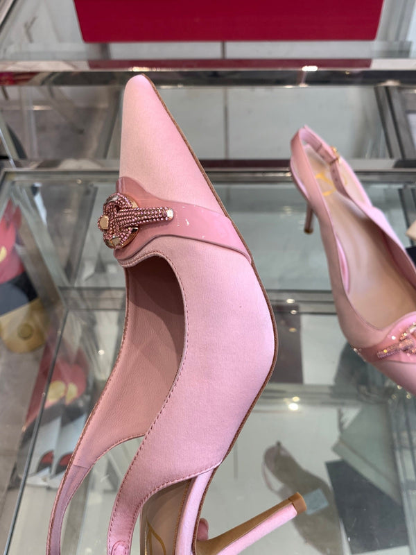 VT 25 High Heels Slingbacks Pink Cowhide 292355