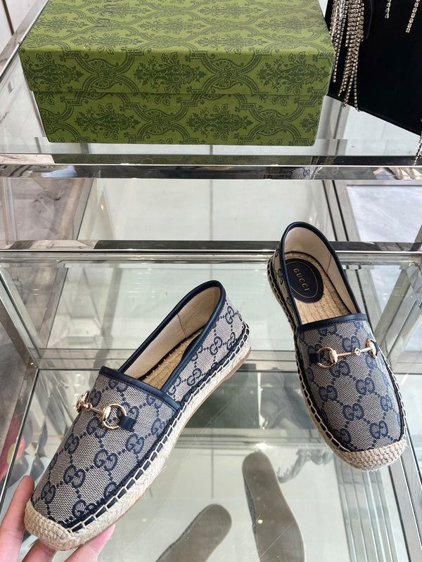 GC 2025 Espadrille With Horsebit Navy Blue Canvas 292313