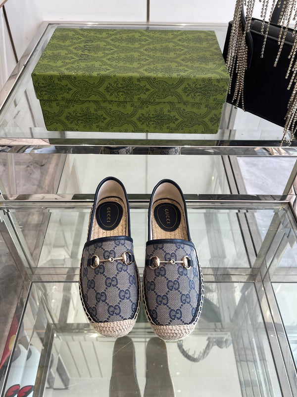 GC 2025 Espadrille With Horsebit Navy Blue Canvas 292313