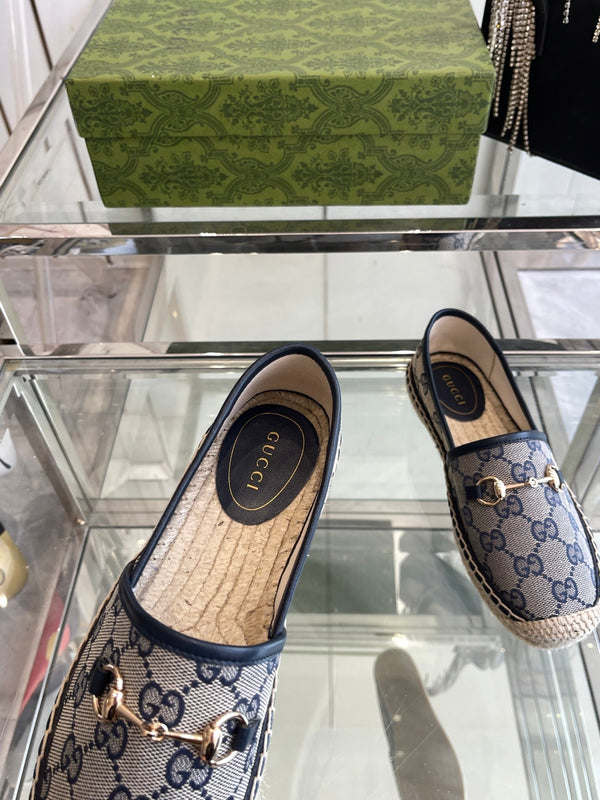 GC 2025 Espadrille With Horsebit Navy Blue Canvas 292313