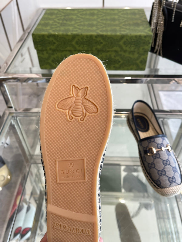 GC 2025 Espadrille With Horsebit Navy Blue Canvas 292313
