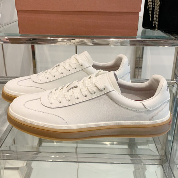 LP Tennis Walk Sneaker White Suede 307248