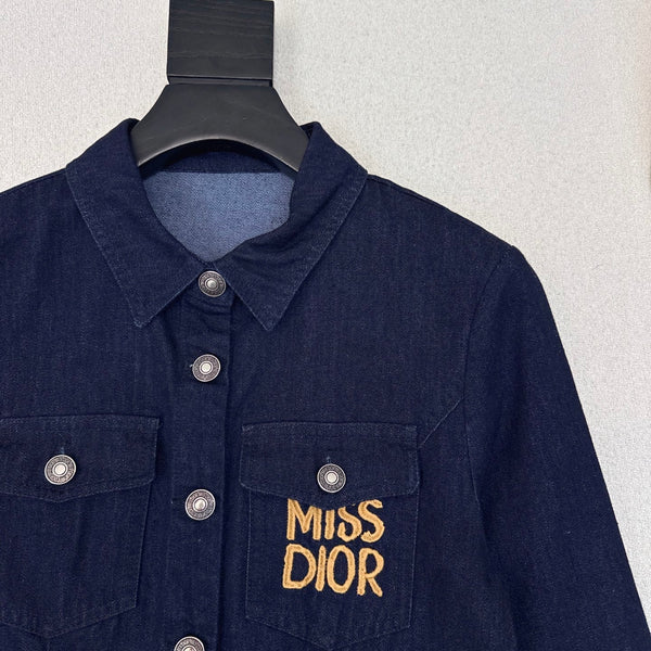 CD 25 Denim Shirt Dark Blue Cotton 594407