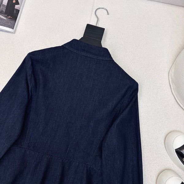 CD 25 Denim Shirt Dark Blue Cotton 594407