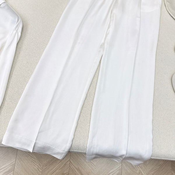 Prada 25 Pant White Acetate 602438