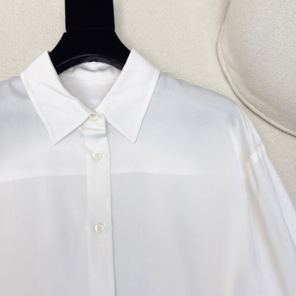 Prada 25 Shirt White Acetate 602439