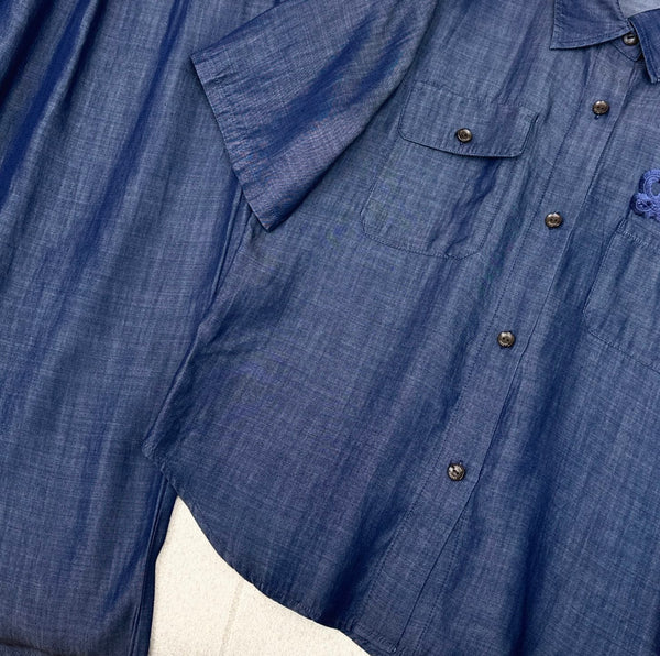 Loewe 25 Denim Set Blue Cotton 630880