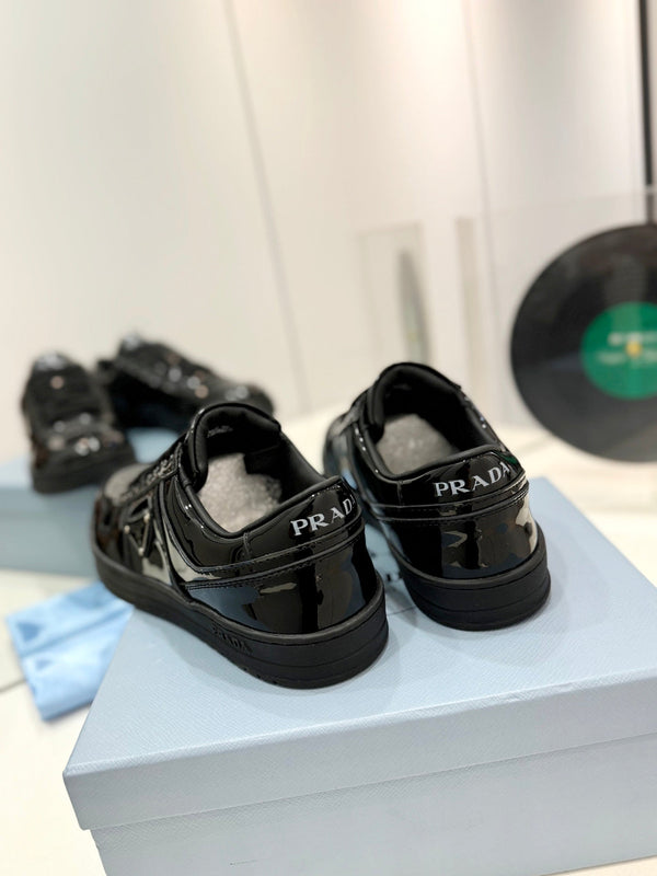 PRA DOWNTOWN NAPPA SNEAKERS BLACK CALFSKIN