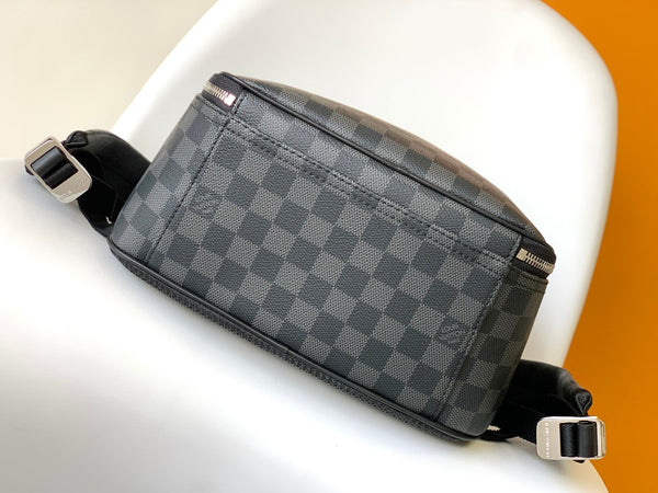 LV Michael Backpack Black Damier Graphite Canvas