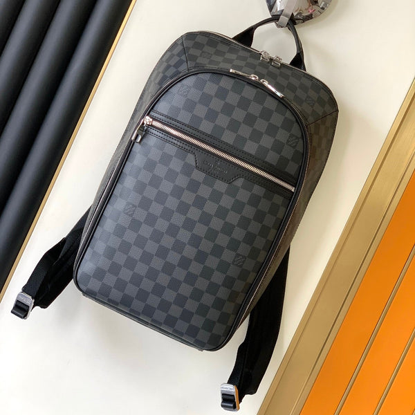 LV Michael Backpack Black Damier Graphite Canvas