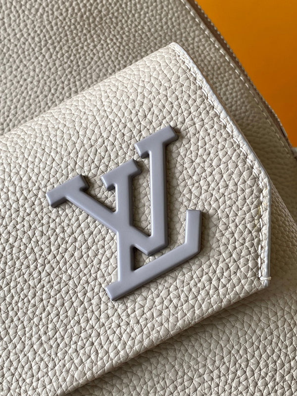 LV Takeoff Backpack White Chocolate Aerogram Cowhide