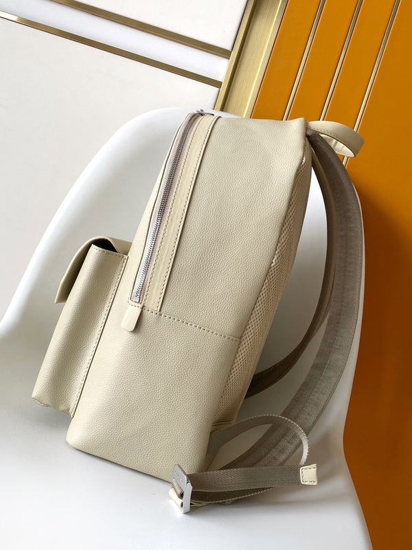 Zaino LV M22503 Takeoff in pelle bovina Aerogram color cachi chiaro