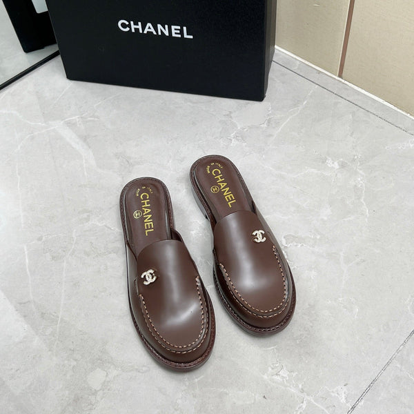 CC 25C Mule Chocolate Calfskin