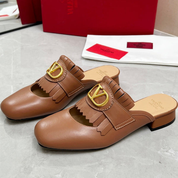 VT 25 Signature Mule Loafer Brown Calf Leather 293944