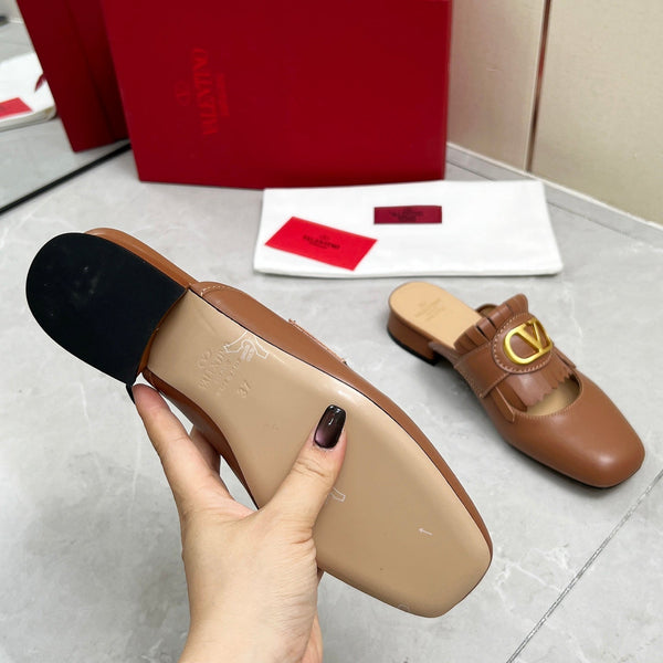 VT 25 Signature Mule Loafer Brown Calf Leather 293944