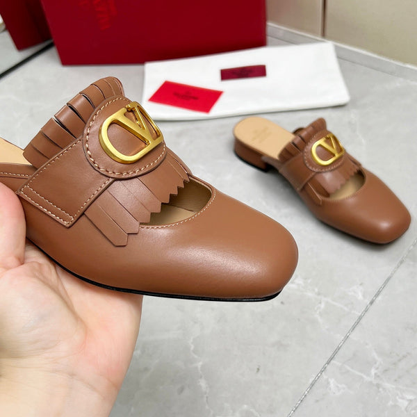 VT 25 Signature Mule Loafer Brown Calf Leather 293944