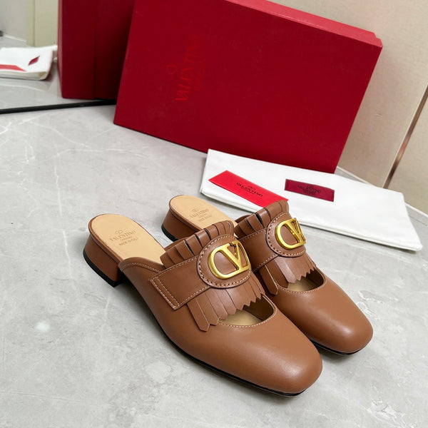 VT 25 Signature Mule Loafer Brown Calf Leather 293944