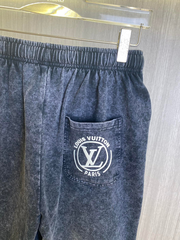 LV CASUAL SHORT NERO DENIM 239582