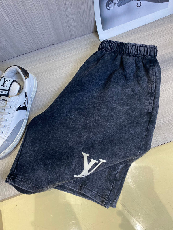 LV CASUAL SHORT NERO DENIM 239582