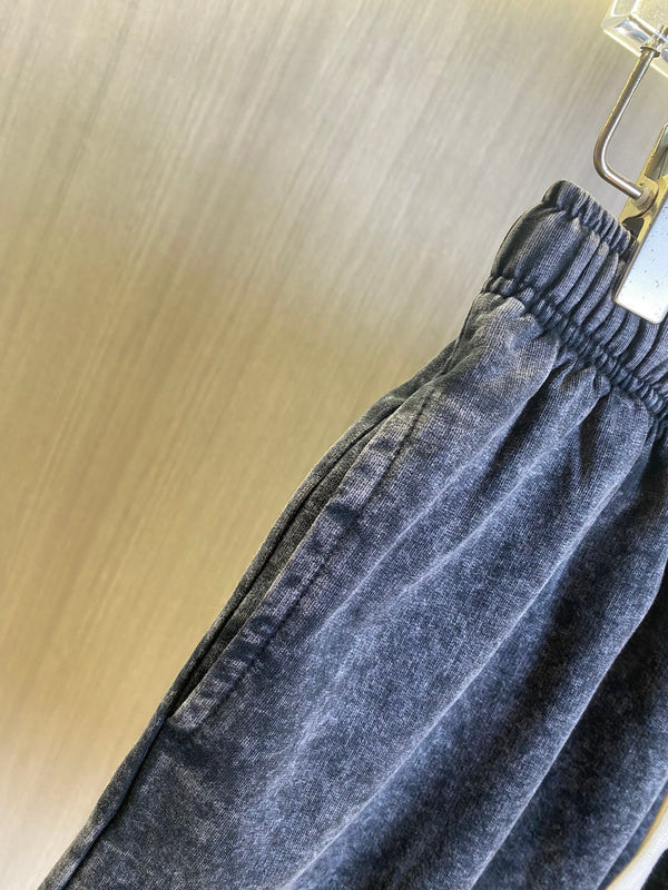 LV CASUAL SHORT NERO DENIM 239582