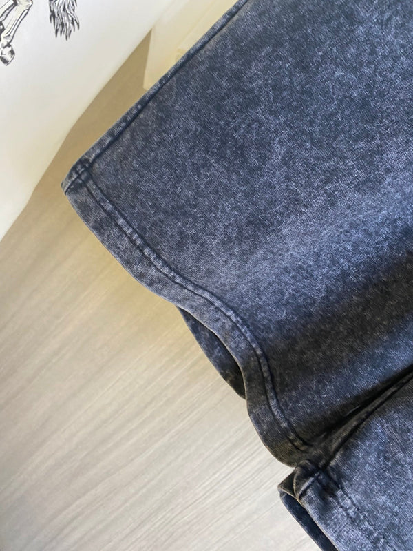 LV CASUAL SHORT NERO DENIM 239582