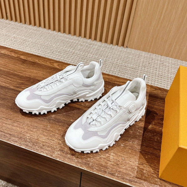 LV Rush Sneaker Nero Mix Grigio Pelle di Vacchetta