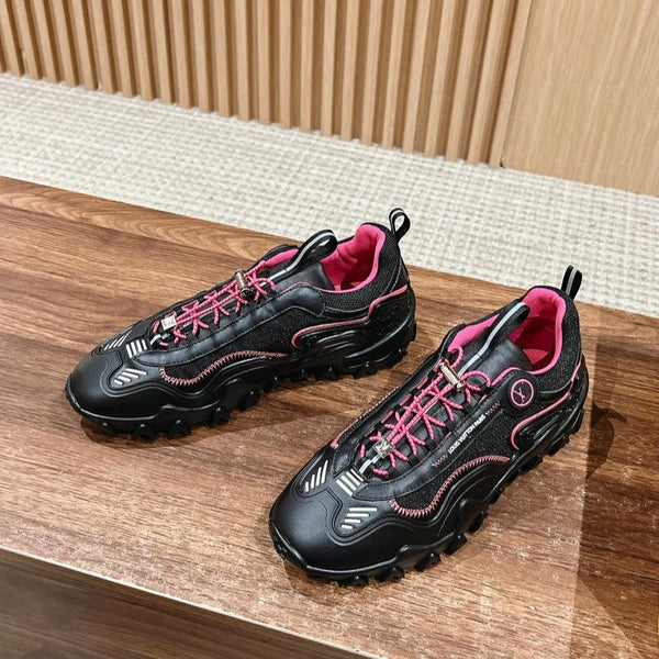 LV Rush Sneaker Black Mix Pink Cowhide