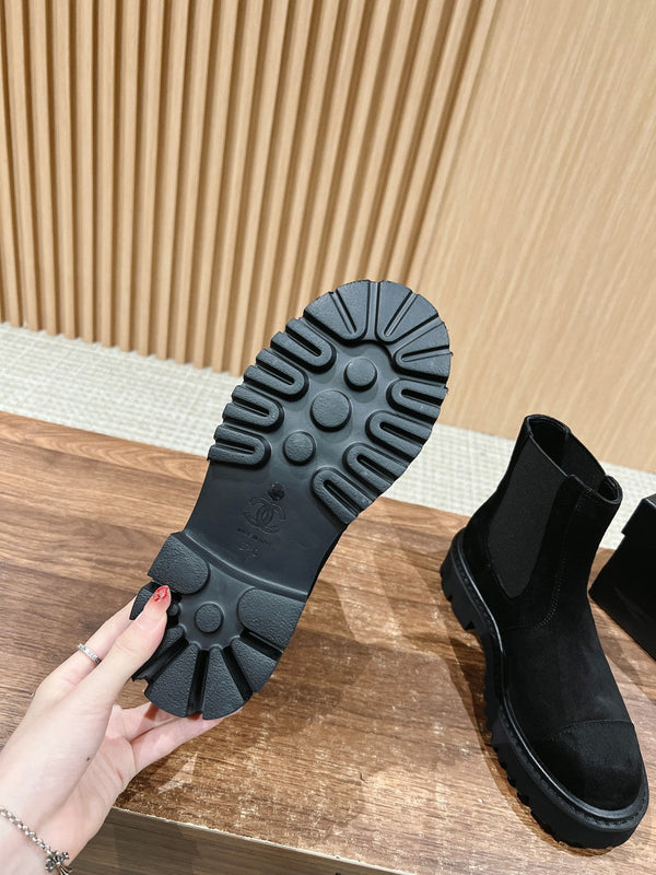 CC Chelsea Ankle Boots Black Suede 937075