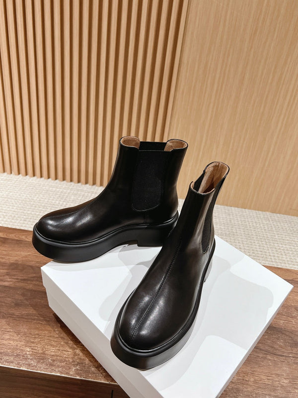 The Row Nobilis TR Boot 50mm Black Leather 427978