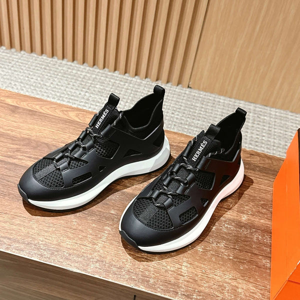 Sneaker HM Katana in pelle di vitello nera 317599